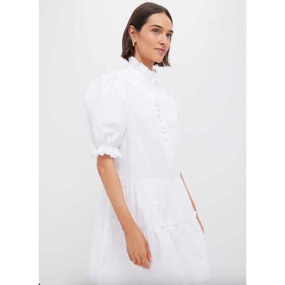 Tuckernuck Pomander Place White Selena Mini Dress Sz S - Picture 3 of 7